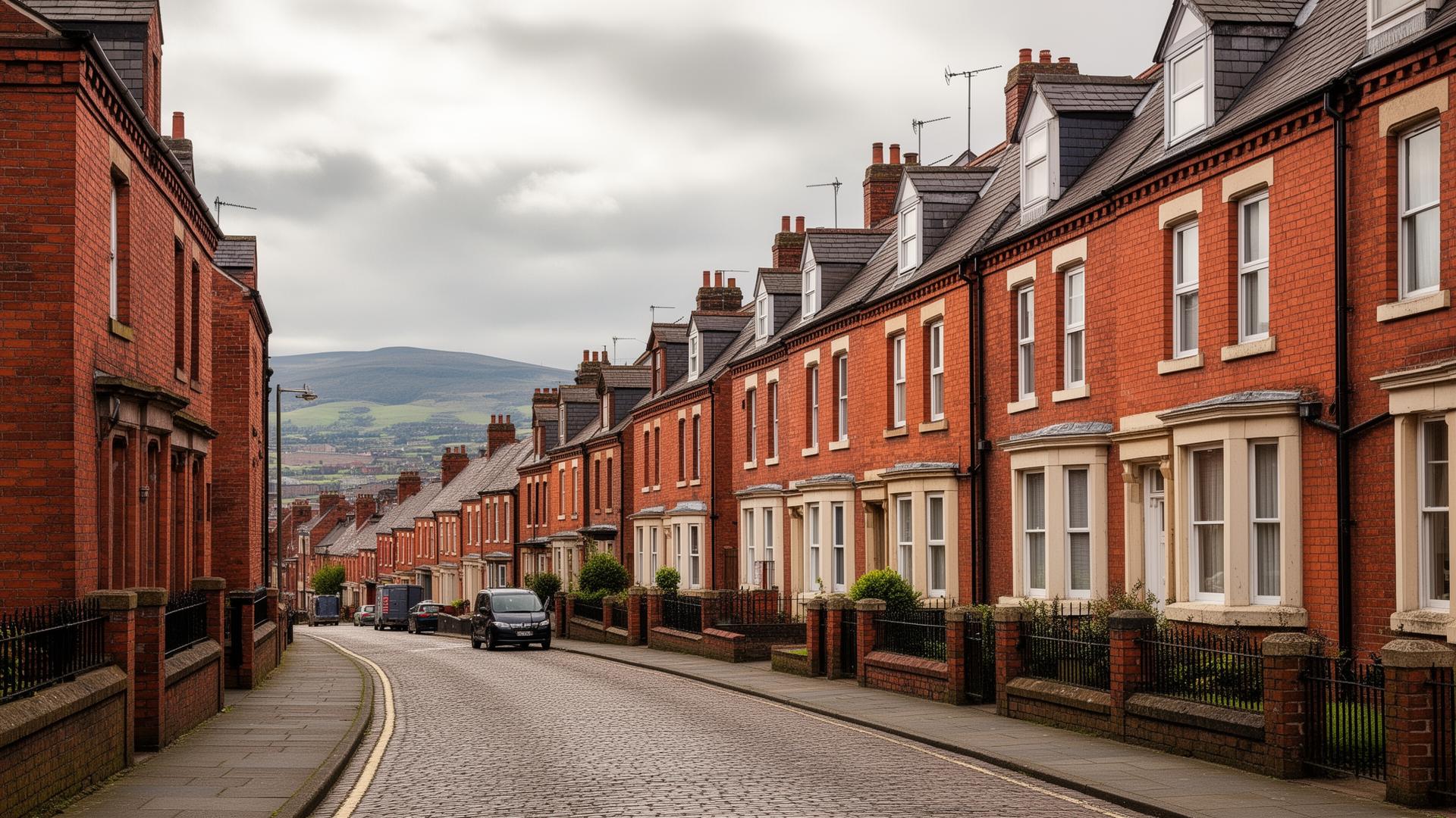 St Helens Victorian red-brick terraced street — D2 Joinery fire doors and renovations in St Helens